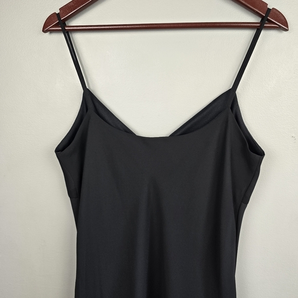 ALYN PAIGE Y2K 90's Ruffle Spaghetti Strap‎ Dress Black Women 13/14 Dark Romance - Picture 7 of 14